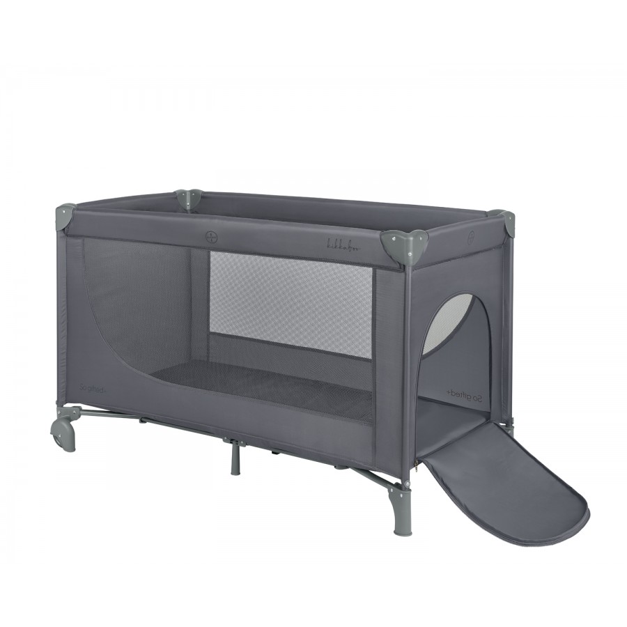 Kikka Boo Παρκοκρέβατο 2 επιπέδων So Gifted Plus Grey 2026 με αλλαξιέρα και μπάρα παιχνιδιού (31003010143)