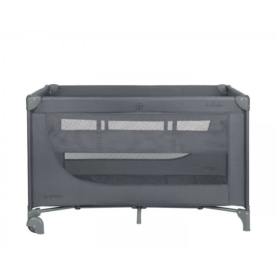 Kikka Boo Παρκοκρέβατο 2 επιπέδων So Gifted Plus Grey 2026 με αλλαξιέρα και μπάρα παιχνιδιού (31003010143)