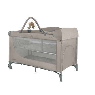 Kikka Boo Παρκοκρέβατο 2 επιπέδων So Gifted Plus Beige 2026 με αλλαξιέρα και μπάρα παιχνιδιού (31003010144)