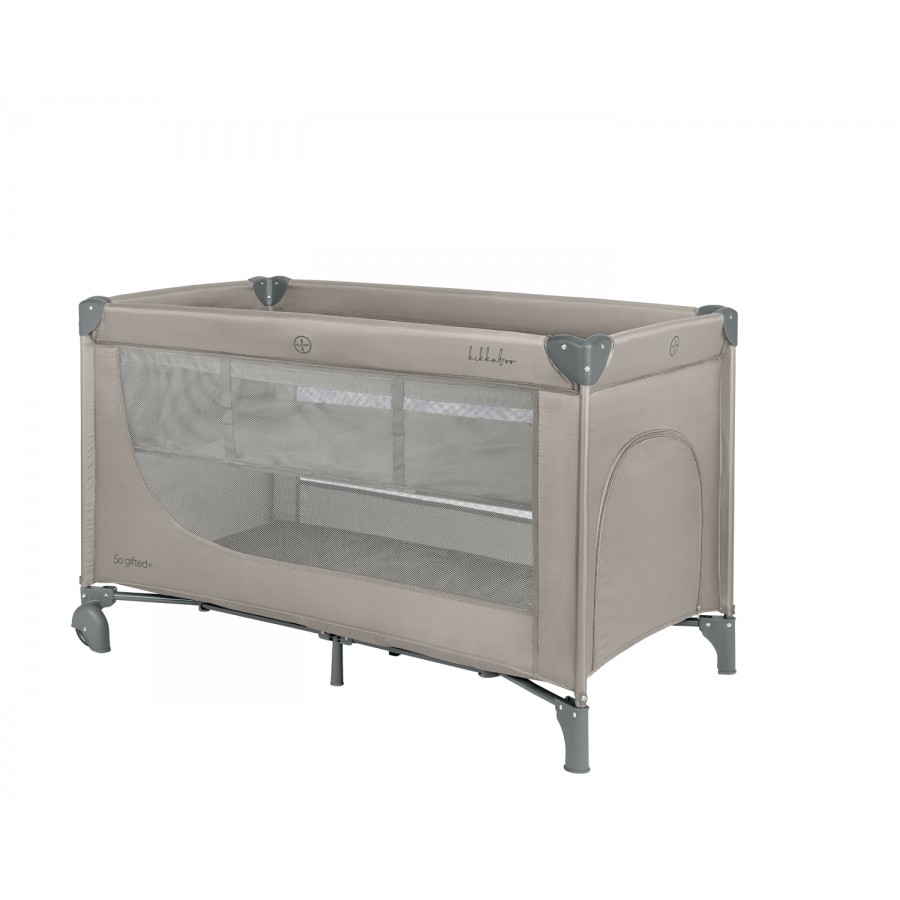 Kikka Boo Παρκοκρέβατο 2 επιπέδων So Gifted Plus Beige 2026 με αλλαξιέρα και μπάρα παιχνιδιού (31003010144)