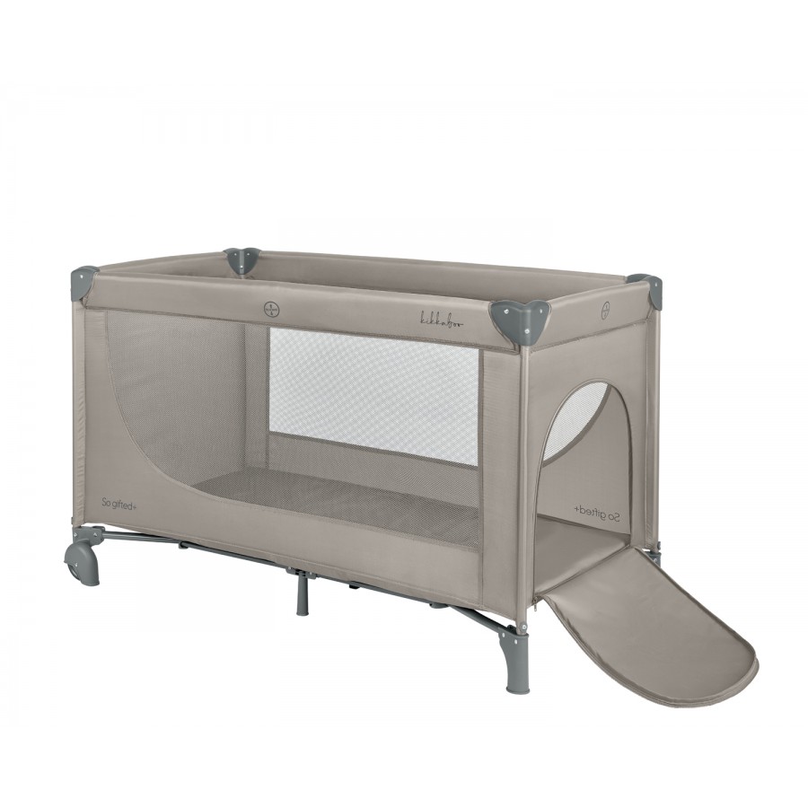 Kikka Boo Παρκοκρέβατο 2 επιπέδων So Gifted Plus Beige 2026 με αλλαξιέρα και μπάρα παιχνιδιού (31003010144)