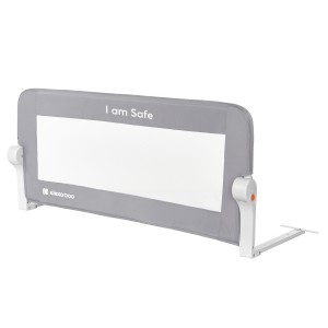 Kikkaboo Προστατευτική Μπάρα Κρεβατιού I am safe  Grey 102 cm (31003050008)