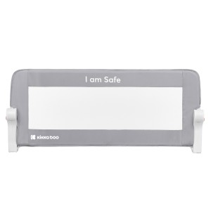 Kikkaboo Προστατευτική Μπάρα Κρεβατιού I am safe  Grey 102 cm (31003050008)