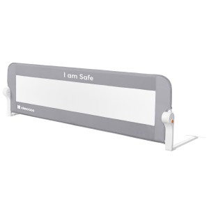 Kikkaboo Προστατευτική Μπάρα Κρεβατιού I am safe  Grey 150 cm (31003050010)