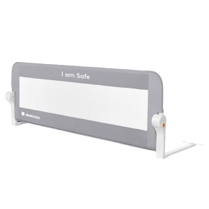 Kikkaboo Προστατευτική Μπάρα Κρεβατιού I am safe  Grey 120cm (31003050015)