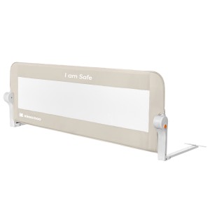 Kikkaboo Προστατευτική Μπάρα Κρεβατιού I am safe Beige 120cm (31003050016)