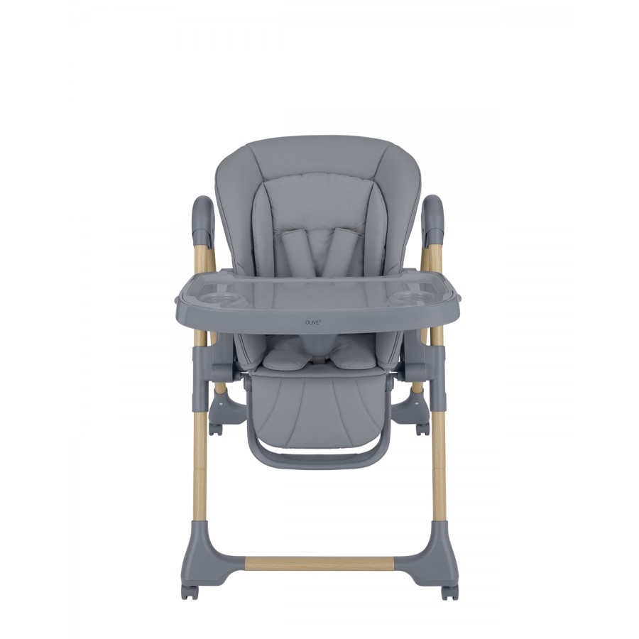 Kikkaboo Καρέκλα Φαγητού Olive 2 Grey (31004010208) Kikkaboo Καρέκλα Φαγητού Olive 2 Grey (31004010208)