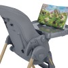 Kikkaboo Καρέκλα Φαγητού Olive 2 Grey (31004010208) Kikkaboo Καρέκλα Φαγητού Olive 2 Grey (31004010208)