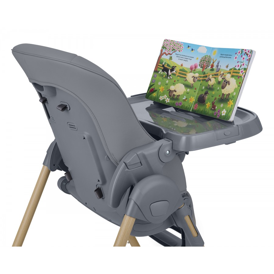 Kikkaboo Καρέκλα Φαγητού Olive 2 Grey (31004010208) Kikkaboo Καρέκλα Φαγητού Olive 2 Grey (31004010208)