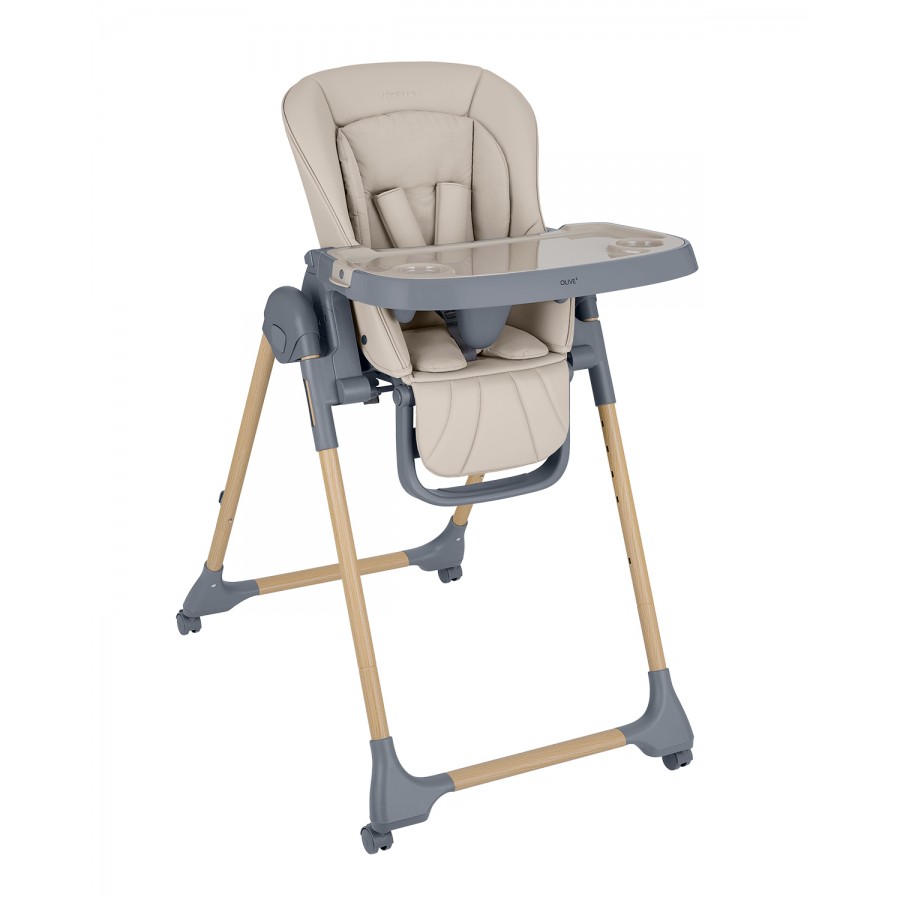 Kikkaboo Καρέκλα Φαγητού Olive 2 Beige (31004010209) Kikkaboo Καρέκλα Φαγητού Olive 2 Beige (31004010209)