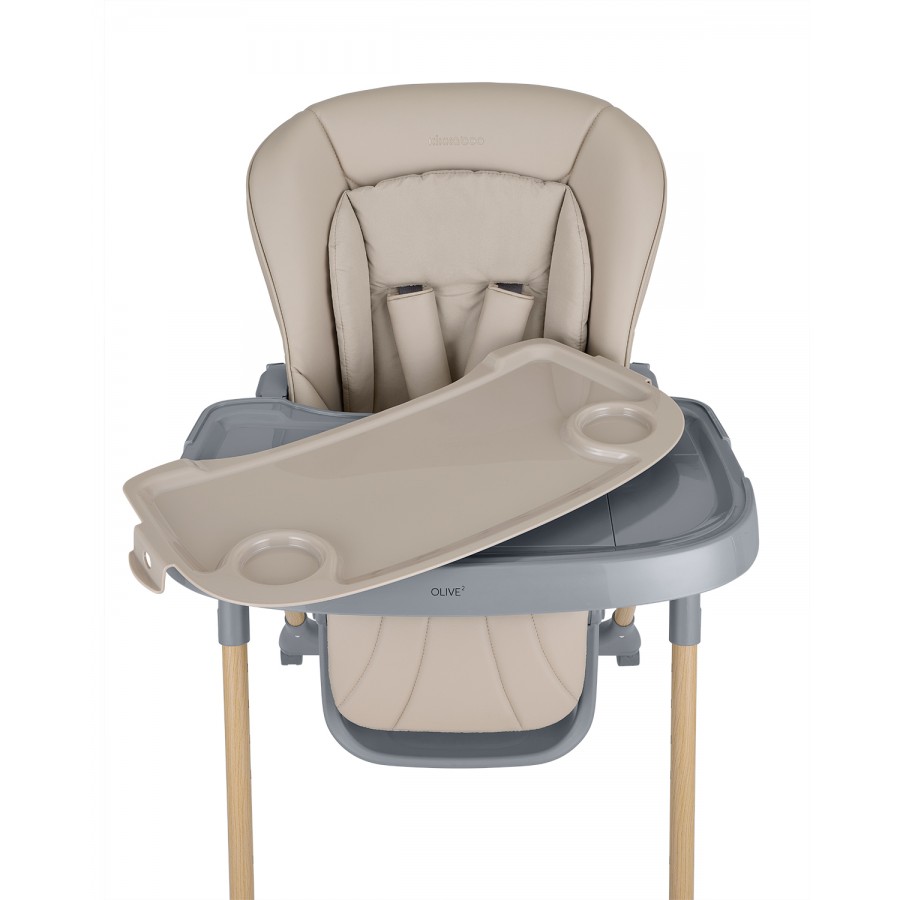 Kikkaboo Καρέκλα Φαγητού Olive 2 Beige (31004010209) Kikkaboo Καρέκλα Φαγητού Olive 2 Beige (31004010209)