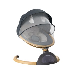 Kikkaboo Ηλεκτρική Ρηλάξ-Κούνια Ashlee Dark Grey (31005010071)