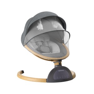 Kikkaboo Ηλεκτρική Ρηλάξ-Κούνια Ashlee Light Grey (31005010072)