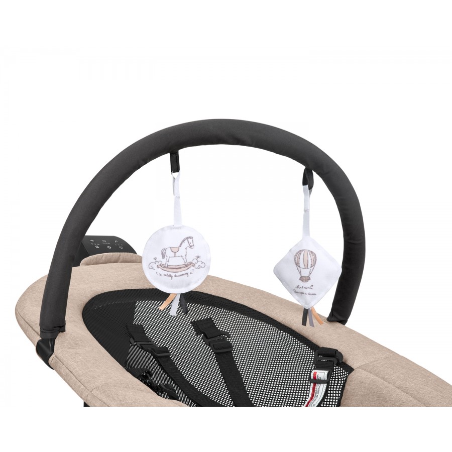 Kikkaboo Ηλεκτρική Ρηλάξ-Κούνια Zazu Beige (31005010097)