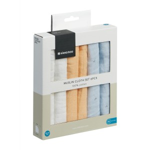 Kikka Boo Λαβέτες Ώμου από Μουσελίνα 6τμχ 30x30cm Stripy Friends (31103010097) Kikka Boo Λαβέτες Ώμου από Μουσελίνα 6τμχ 30x30cm Stripy Friends (31103010097)