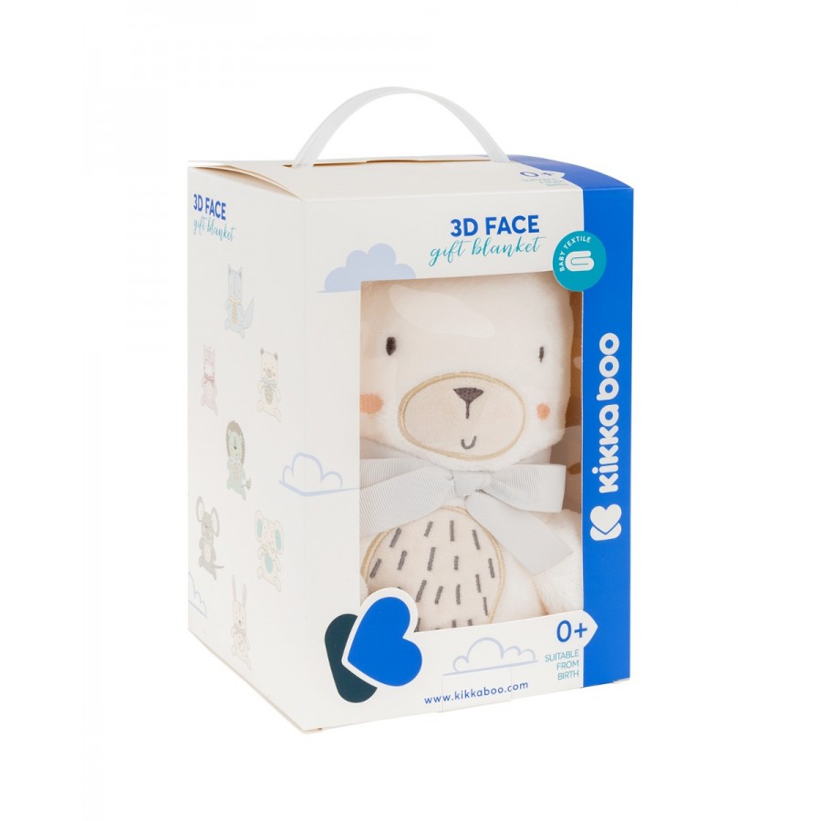 Kikka Boo Κουβέρτα Αγκαλιάς & Λίκνου 3D My Teddy (31103020109)