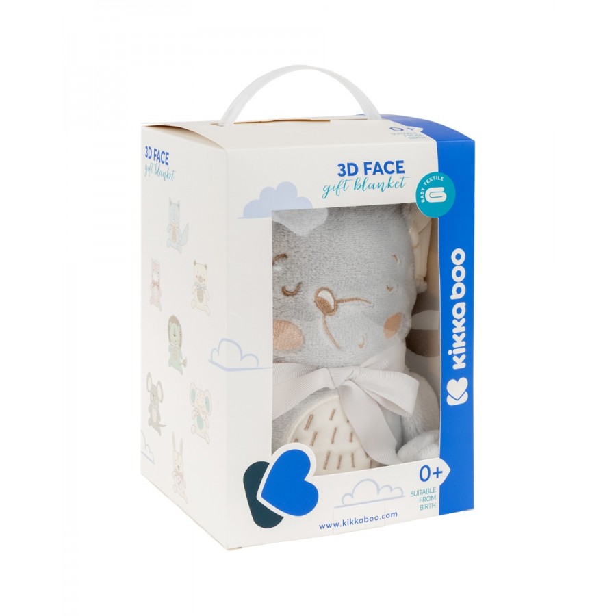 Kikka Boo Κουβέρτα Αγκαλιάς & Λίκνου 3D Joyful Mice (31103020111)
