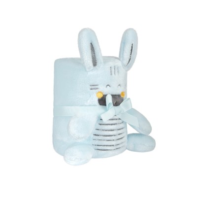 Kikka Boo Κουβέρτα Αγκαλιάς & Λίκνου Stripy Friends (31103020171)