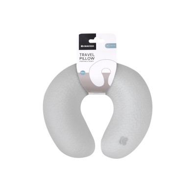 Kikka Boo Memory Foam Εργονομικό Μαξιλάρι Ταξιδίου Airknit Grey (31106010144)