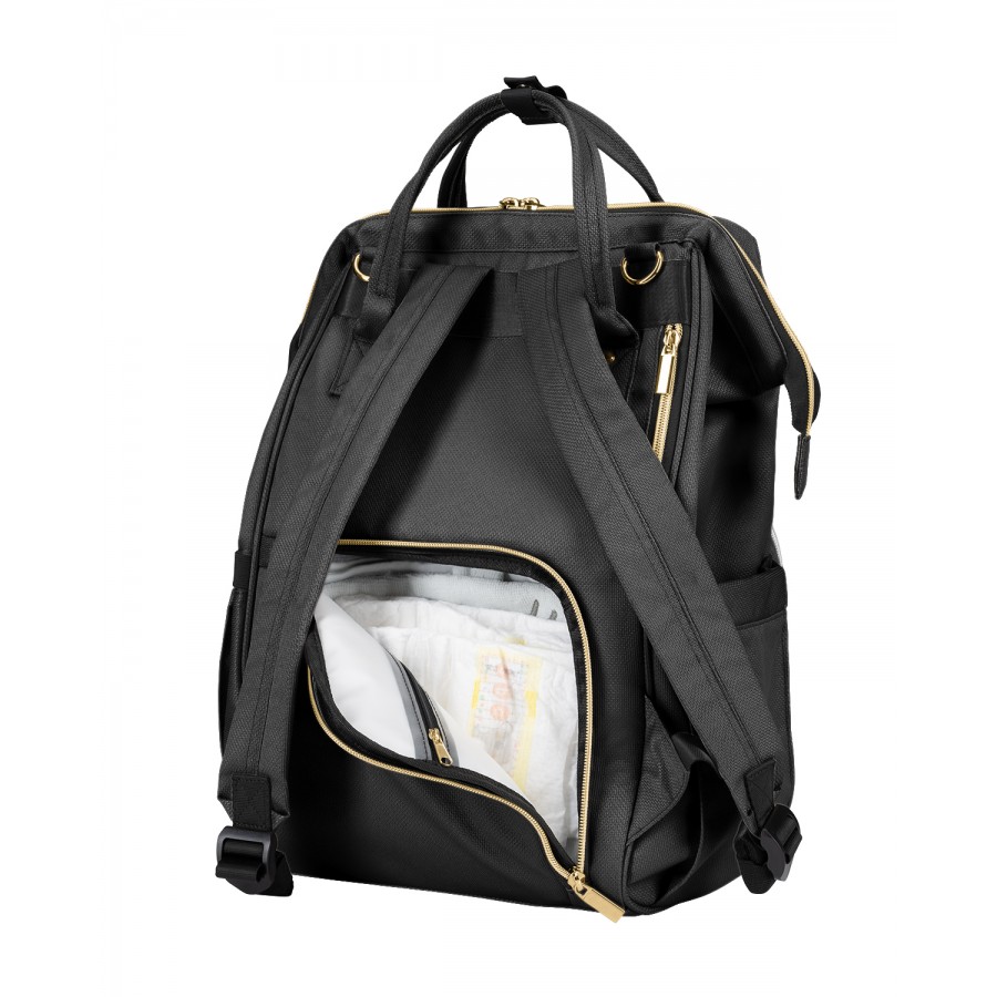 Kikka Boo Τσάντα Αλλαξιέρα Siena - Black & Gold (31108020020) Kikka Boo Τσάντα Αλλαξιέρα Siena - Black & Gold (31108020020)