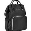 Kikka Boo Τσάντα Αλλαξιέρα Siena - Black & Silver (31108020111)