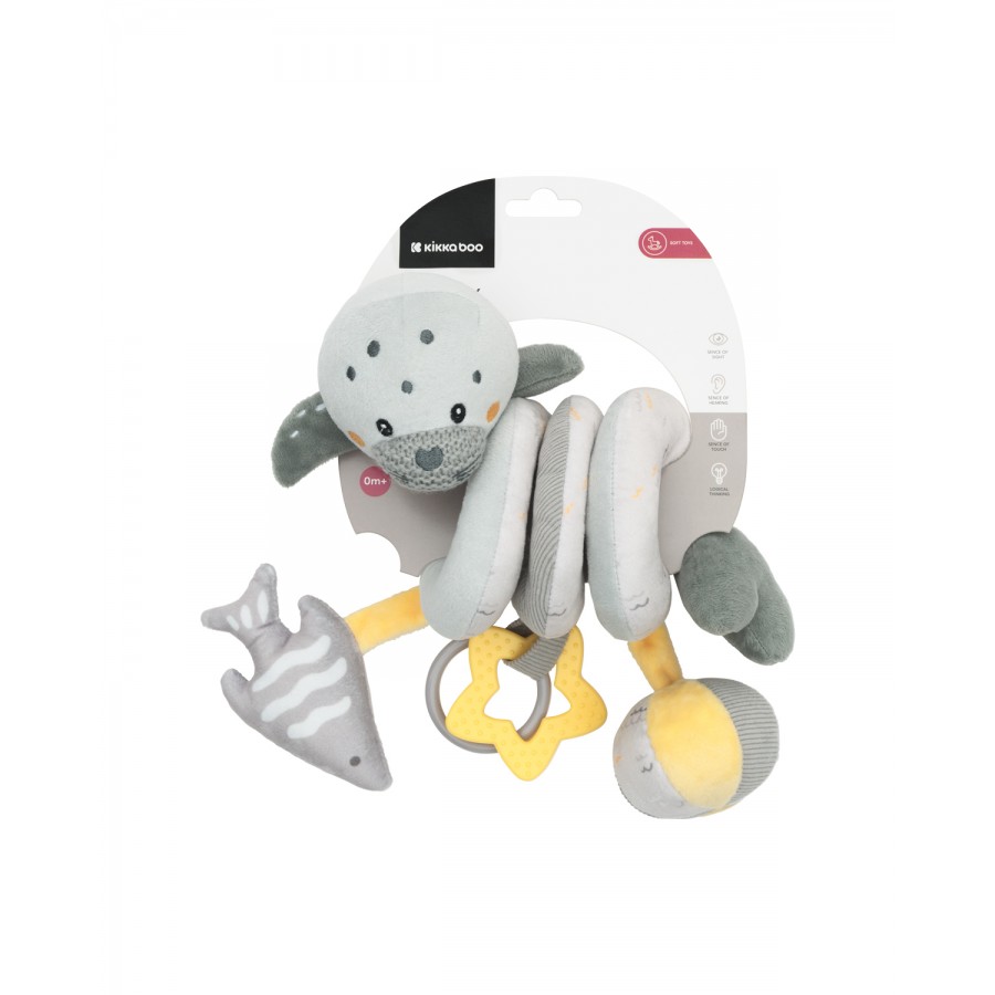 Kikkaboo Μαλακή κουδουνίστρα Spiral Toy Seally Me (31201010472)