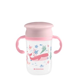 Kikkaboo Εκπαιδευτικό Κύπελο 300ml Sippy Cup 360° Deep Sea Pink (31302030068) Kikkaboo Εκπαιδευτικό Κύπελο 300ml Sippy Cup 360° Deep Sea Pink (31302030068)