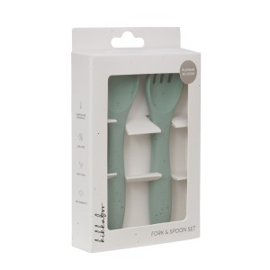 Kikkaboo Σετ Κουτάλι & Πιρούνι από Σιλικόνη Platinum Silicone Sage (31302050014) Kikkaboo Σετ Κουτάλι & Πιρούνι από Σιλικόνη Platinum Silicone Sage (31302050014)