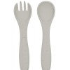 Kikkaboo Σετ Κουτάλι & Πιρούνι από Σιλικόνη Platinum Silicone Sand (31302050015)