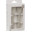 Kikkaboo Σετ Κουτάλι & Πιρούνι από Σιλικόνη Platinum Silicone Sand (31302050015)