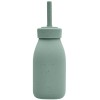 Kikkaboo Μπουκάλι με καλαμάκι από Σιλικόνη Platinum Silicone Sage (31302050019)