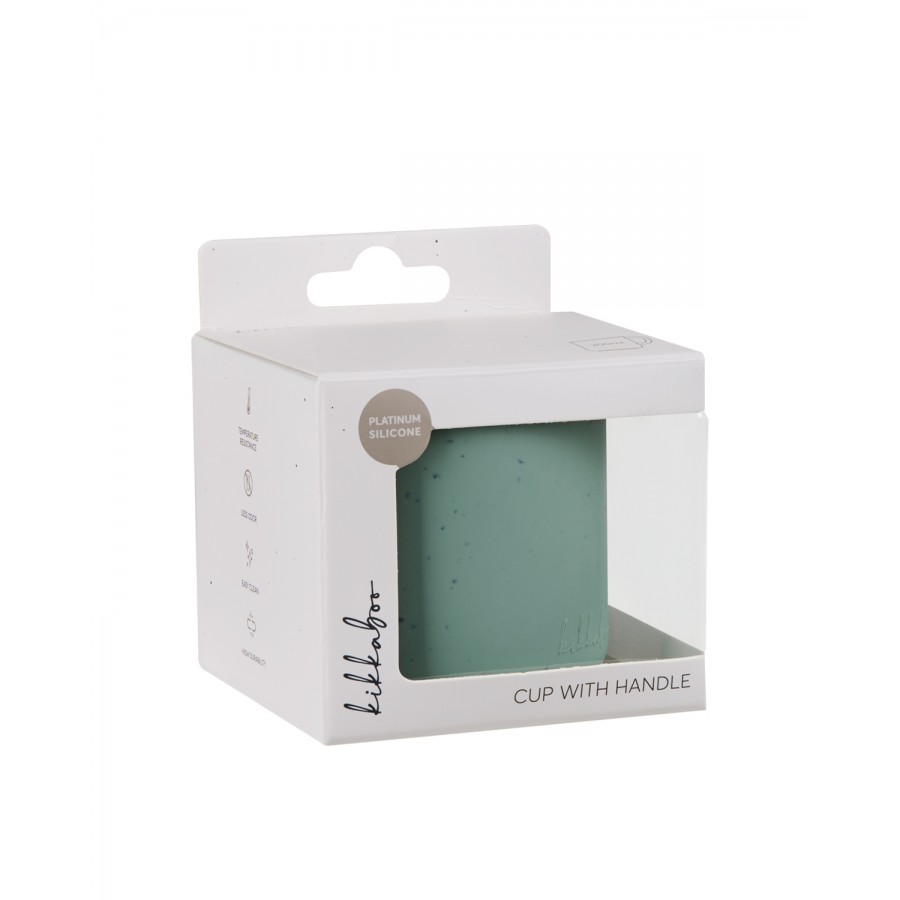 Kikkaboo Ποτηράκι με Λαβή από Σιλικόνη Platinum Silicone Sage (31302050021)