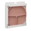 Kikkaboo Δίσκος Φαγητού από Σιλικόνη με χωρίσματα  Platinum Silicone Blush (31302050034)