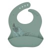 Kikkaboo Σαλιάρα από Platinum σιλικόνη Flora Sage (31302050038)