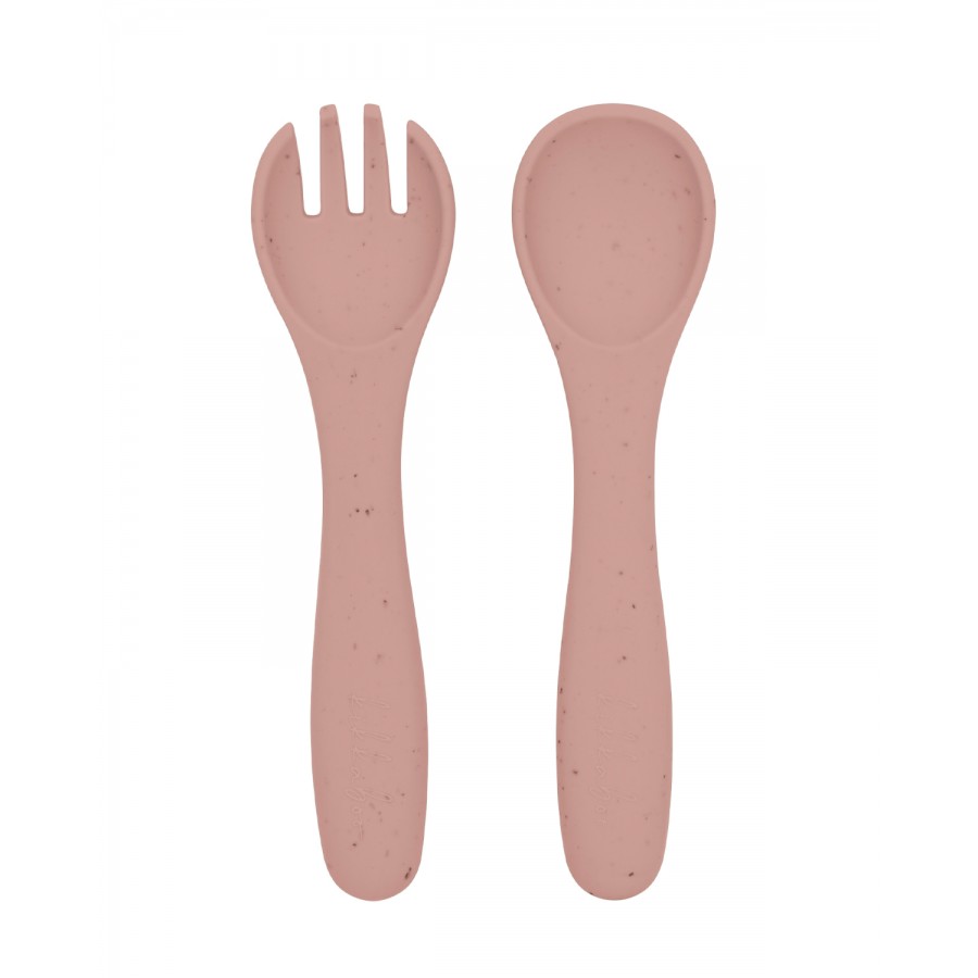 Kikkaboo Σετ Κουτάλι & Πιρούνι από Σιλικόνη Platinum Silicone Blush (31302050044) Kikkaboo Σετ Κουτάλι & Πιρούνι από Σιλικόνη Platinum Silicone Blush (31302050044)