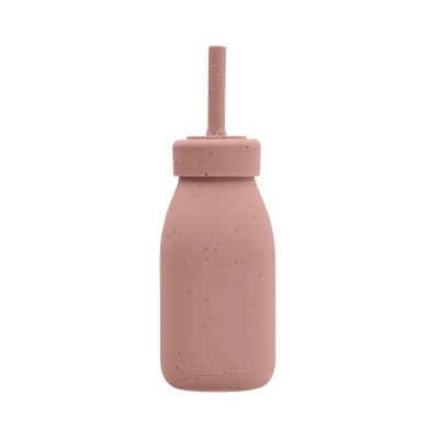 Kikkaboo Μπουκάλι με καλαμάκι από Σιλικόνη Platinum Silicone Blush (31302050047)