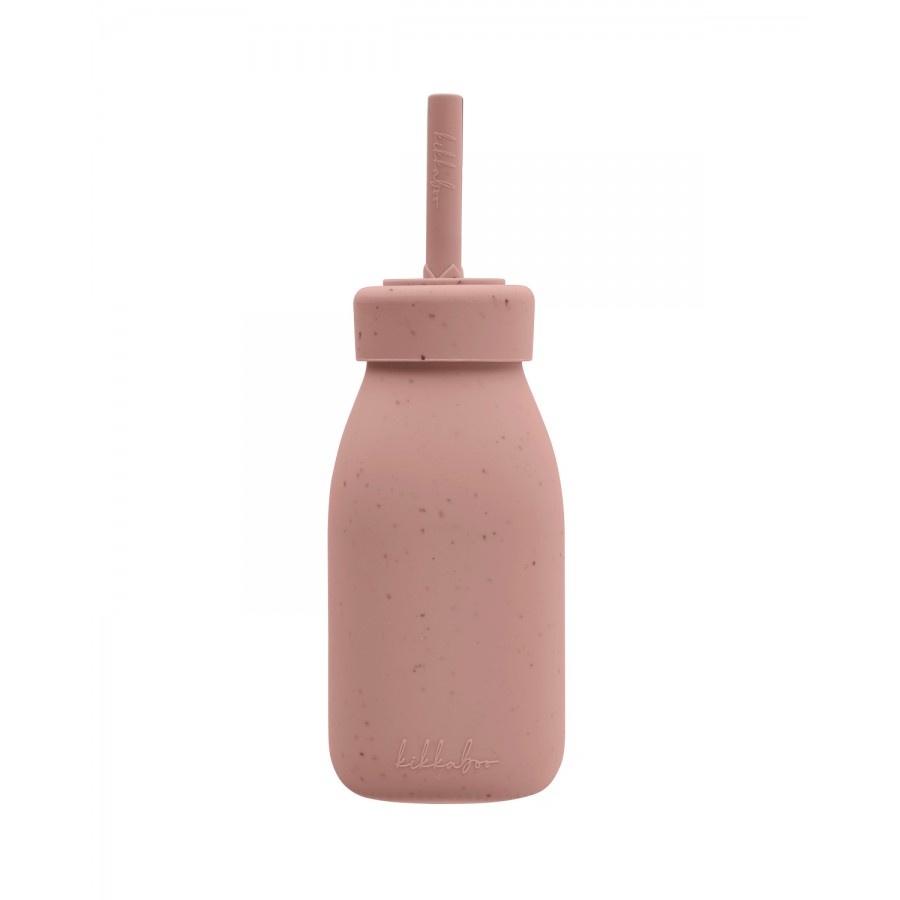 Kikkaboo Μπουκάλι με καλαμάκι από Σιλικόνη Platinum Silicone Blush (31302050047) Kikkaboo Μπουκάλι με καλαμάκι από Σιλικόνη Platinum Silicone Blush (31302050047)