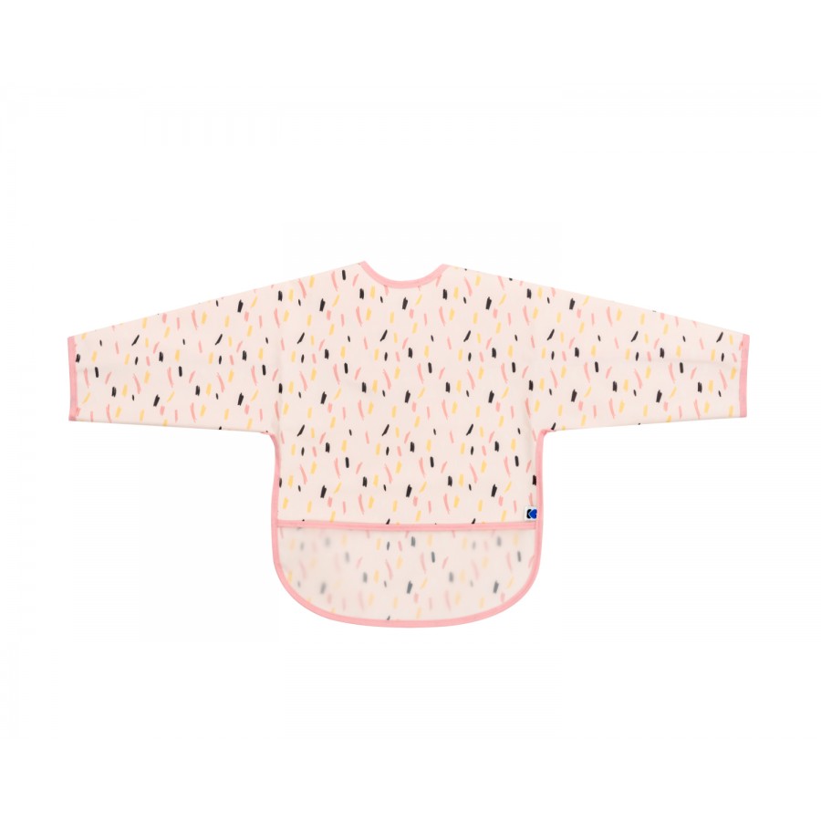 Kikkaboo Σαλιάρα-Ποδιά Αδιάβροχη με Μανίκια Arty Pink Pattern (31303030058)