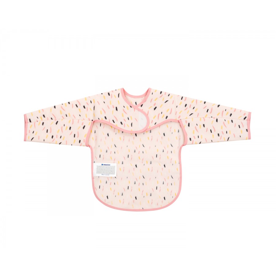 Kikkaboo Σαλιάρα-Ποδιά Αδιάβροχη με Μανίκια Arty Pink Pattern (31303030058)