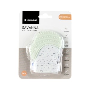 Kikkaboo  Γάντι οδοντοφυΐας Savanna Mint (31303040091) Kikkaboo  Γάντι οδοντοφυΐας Savanna Mint (31303040091)