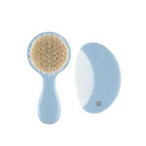 Kikkaboo Βούρτσα - Χτένα Φυσική Τρίχα Stripy Friends (31303040134)