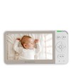 Kikka Boo Ενδοεπικοινωνία Μωρού Με Κάμερα & Ήχο 5'' Rhen Beige (31303040144)