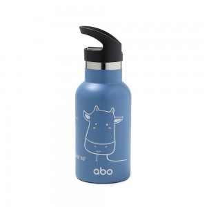 Abo Παγούρι θερμός 350 ml με έξτρα πώμα abottle cow are you (313205)