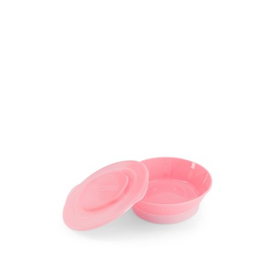 Twistshake Μπολ Φαγητού Αντιολισθητικό 6+ Μηνών Pastel Pink (32-08-78149)