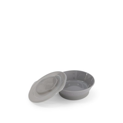 Twistshake Μπολ Φαγητού Αντιολισθητικό 6+ Μηνών Pastel Grey (32-08-78154)
