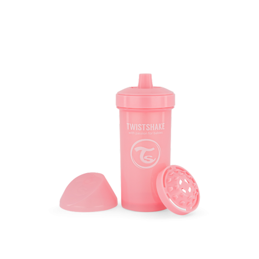 Twistshake Κύπελλο Kid Cup 360ml 12+ Μηνών Pastel Pink με μίξερ φρούτων (32-08-78279) Twistshake Κύπελλο Kid Cup 360ml 12+ Μηνών Pastel Pink με μίξερ φρούτων (32-08-78279)