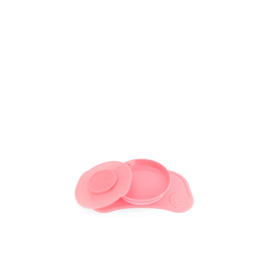Twistshake Σουπλά Click-Μat Mini και Πιάτο Pastel Pink (32-08-78439)