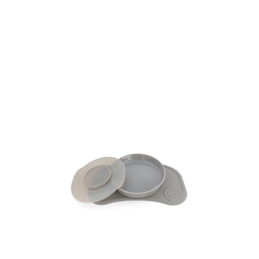 Twistshake Σουπλά Click-Μat Mini και Πιάτο Pastel Grey (32-08-78442) Twistshake Σουπλά Click-Μat Mini και Πιάτο Pastel Grey (32-08-78442)