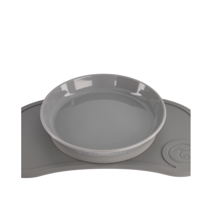 Twistshake Σουπλά Click-Μat Mini και Πιάτο Pastel Grey (32-08-78442) Twistshake Σουπλά Click-Μat Mini και Πιάτο Pastel Grey (32-08-78442)