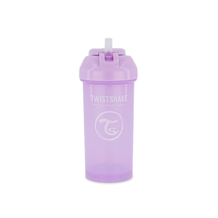 Twistshake Κύπελλο Straw Cup 360ml 6+ Μηνών Pastel Purple (32-08-78591)